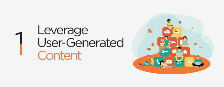 Leverage user-generated content