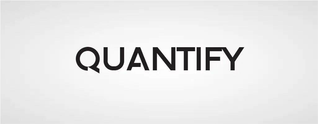 Quantify - Bold sans serif font