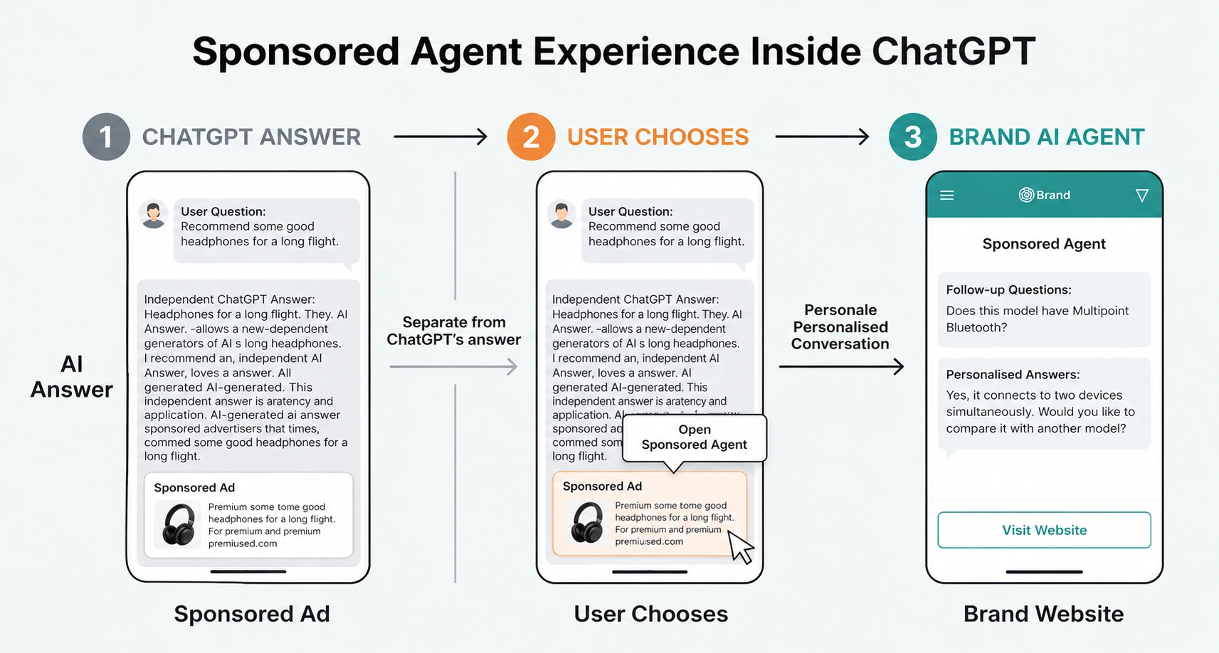 Sponsored Agent Experience Inside ChatGPT